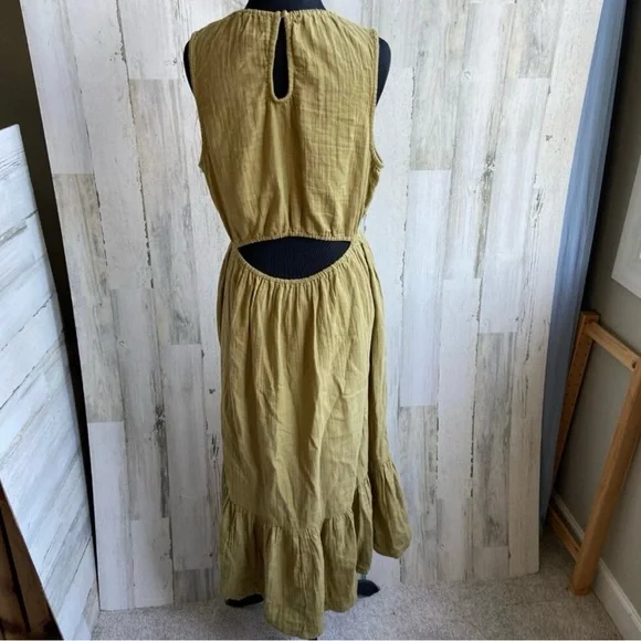 Pact Double Gauze Coastal Cutout Dress - Picture 2 of 5